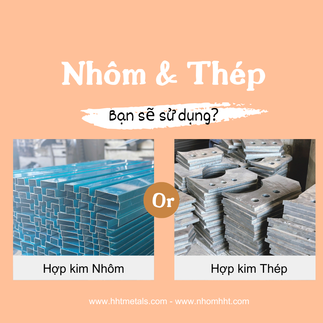 so sánh hợp kim nhôm và thép